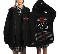 Sweats à Capuche Zippé Domin Ate Sport Unisexe Y2K Veste à Capuche BangChan Lee Know Changbin Hyunjin Han Felix Seungmin I.N Mode lâche Streetwear Sweatshirt Tops