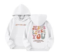 Sweats Capuche Fille Blouse Streetwear Sportwear Léger Manches Longues Sweat Sweatshirt Tie-Dye Pulls Col Rond Coton Veste Fourrée Blouson Doublé pour Enfants 5-12 Ans