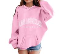 Sweats Capuche Fille Casual Sweat Pulls Enfant Coton Vacances Jogging Top Sweatshirts Pullover Adolescent Poids Léger Style pour Garçon Intérieur Extérieur
