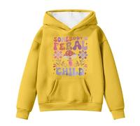 Sweats Capuche Fille Mignon Pas Cher Rayures Col Rond Enfants Pull Décontracté Manches Longues Tops Vêtement Hiver Chaud Super Douce et Chaude Confortable Sweatshirt Harajuku