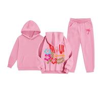 Sweats Capuche Fille Mignons Joli Sweat Graphique Pull Casual Sportwear Confortable et la Mode Vêtements Ado