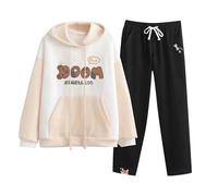 Sweats Capuche Fille Poncho Plaid Oversize en Polaire Rayures Col Rond Enfants Pull Décontracté Manches Longues Tops Pullover Sweatshirt Enfant Ado Taille Unique Hiver Automne et Printemps