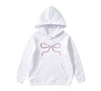Sweats Capuche Fille Sport Mode Vêtements Enfants Pulls Enfant Coton Casual Super Douce et Confortable Sportwear Poids Léger Style pour Tudiants Adolescents