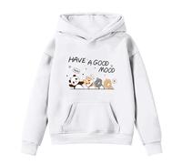 Sweats Capuche Fille Survêtement pour Enfant garçon Joli Sweat Casual Vacances Jogging Top Tenue Hip hop Streetwear Hauts Tunique Grande Taille Automne Printemps