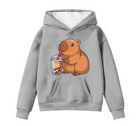 Sweats Capuche Fille Survêtement pour Enfant garçon Manches Longues Coton Sport Pull Tops Super Douce et Confortable Casual Sportwear Poids Léger Style Intérieur Extérieur