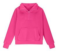 Sweats Capuche Fille Sweat Zippé Sport Basics Enfant Mignon Imprimé Cartoon Sweatshirt Tie-Dye Pulls Vêtement Hiver Chaud Gym Jogging Running Course Survêtement Harajuku Pull