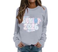 Sweats décontractés et sportifs pour femmes, pulls graphiques mignons et tendance pour l'automne, col ras du cou, hauts à manches longues, Anime Workou Western Y2K, grande taille, sweatshirts
