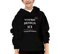Sweats Garçon Personnalisable Choisissez Votre Photo Texte Logo Pull Enfant Filles Clothes Personnalisée Sweats à Capuche Anniversaire NoëL ou école Cadeau Personnalisé