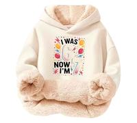 Sweats GarçOn,Sweat Garcon 12 Ans,Sweat à Capuche imprimé Multicolore pour Enfants, sans Poche Avant, en Polaire Douce et Confortable, idéal pour Jouer et Aller à l'école. (Beige, 7-8years)