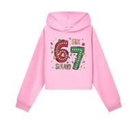 Sweats GarçOn,Sweats à Capuche GarçOn,Sweat à Capuche Court pour Filles, Pull imprimé Mignon, Sweat-Shirt décontracté pour Enfants, Veste à Capuche zippée Tendance pour Adolescentes (6-7 Years)