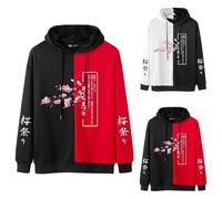 Sweats Homme Imprimé Floral Sweet Homme À Capuche Japonais Sweatshirt Avec Motif Sweatshirts Leger Sweat-Shirt Rue Hoodie Polyvalent Hoodies 2025 Nouveau Capuchesweat Fantaisie Loungewear Tops