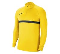 Sweats - NIKE - Drifit Academy - Homme - Jaune - Manches longues - Col capuche L