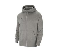 Nike Sweat à capuche zippé Football en molleton pour jeunes unisexe Gris foncé Heather/Noir XS