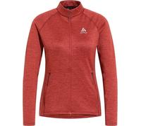 Polaire Odlo FLI Full Zip rouge grenat femme - M