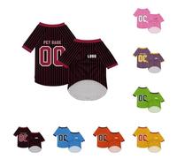 Sweats personnalisés pour Chiens, Chemises pour Animaux de Compagnie avec nom/numéro/Logo personnalisé, vêtements légers Pours Animaux de Compagnie Pours Chiens Taille Moyenne et Petite