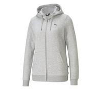 Puma Small Logo Full Zip Sweatshirt Gris M Femme