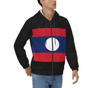 Sweats Zippés À Capuche Homme Laosveste Polaire Sweat Décontracté Zippé À Capuche Manches Longues Sweat Zippé Hauts Avec Poche Kangourou Style Classique Du Royaume-Uni Sweats De Travail