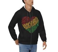 Sweats Zippés À Capuche Journée De La Libertéveste Polaire Manches Longues Sweatshirt Automne Hiver Thermique Hauts Avec Poches Style Classique Du Royaume-Uni Sweats De Travail