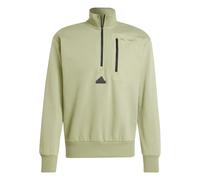 Sweatshirt 1/2 zip adidas City Escape Fleece Vert M