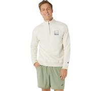 Sweatshirt 1/2 zip Asics Court Core Graphic Beige L