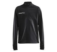 Sweatshirt 1/2 zip enfant Craft evolve Noir 10/12 ans