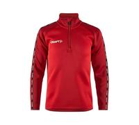 Sweatshirt 1/2 zip enfant Craft Squad 2.0 Rouge 4/6 ans