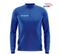 Sweatshirt 1/2 zip enfant Givova 500 Bleu 4XS