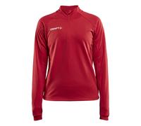 Sweatshirt 1/2 zip femme Craft evolve Rouge S