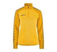 Craft Sportswear Sweatshirt 1/2 zip femme Squad 2.0 Jaune M