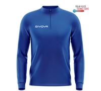 Sweatshirt 1/2 zip Givova 500 Bleu L