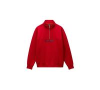 Sweatshirt 1/2 zip Napapijri Box Rouge 3XL