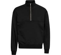 Sweatshirt 1/4 zip Colorful Standard Organic deep black Noir S