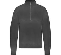 Sweatshirt 1/4 zip Colorful Standard Organic Faded Black Noir XS