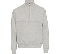 Sweatshirt 1/4 zip Colorful Standard Organic heather grey Gris S