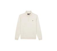 Sweat-shirt homme Dickies Oakport Quarter Zip - Blanc cassé - Manches longues - Col montant L