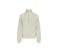 Sweatshirt 1/4 zip femme Moss Copenhagen HIlliana Ima Q Beige XS/S