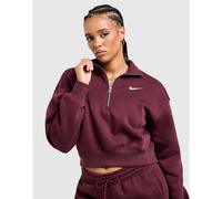 Sweatshirt 1/4 zip femme Nike Phoenix Fleece Rouge XL Female