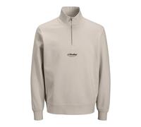 Jack & Jones Sweat-shirt Soho à demi-zip Beige M Homme