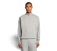 Sweatshirt 1/4 zip Lyle & Scott Loungewear Gris M