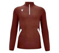 Sweatshirt 1/4 zip Macron Fraser Rouge XL Unisex