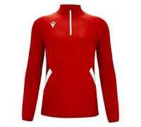 Sweatshirt 1/4 zip Macron Fraser Rouge XL Unisex