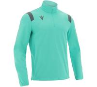 Sweatshirt 1/4 zip Macron Gange Turquoise 5XL