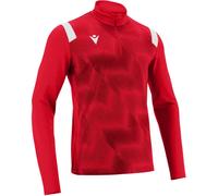 Sweatshirt 1/4 zip Macron Purus Rouge S