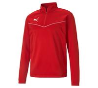 Puma Sweatshirt teamRISE 1/4 zip Rouge XS Homme