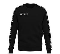 Sweatshirt à bande col rond Givova Noir L