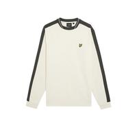 Sweatshirt à bande contrastante Lyle & Scott Blanc M