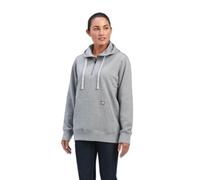 Sweatshirt à capuche 1/2 zip femme Ariat Rebar Skill Set Gris S