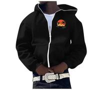 Sweatshirt à Capuche à col zippé Homme décontracté uni avec cordon de serrage manteaux de fitness de sport de plein air pour en Plein Air La Vie Quotidienne Hoodie Sweat Outdoor Basic Casual