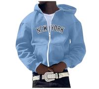 Sweatshirt à Capuche à col zippé Homme décontracté uni avec cordon de serrage manteaux de fitness de sport de plein air pour en Plein Air La Vie Quotidienne Hoodie Sweat Outdoor Basic Casual