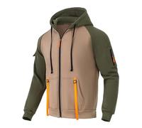 Sweatshirt à Capuche à col zippé Homme décontracté uni avec cordon de serrage manteaux de fitness de sport de plein air pour en Plein Air La Vie Quotidienne Hoodie Sweat Outdoor Basic Casual